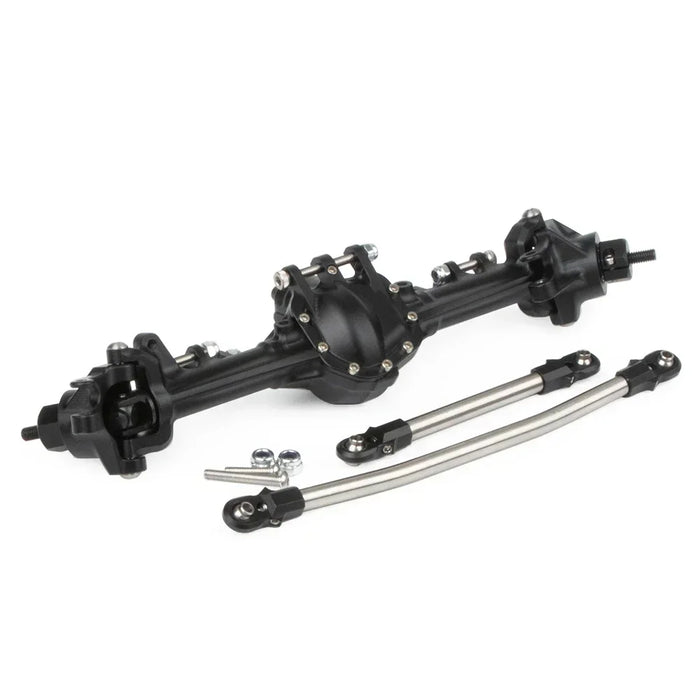 Front Rear Axle w/Optional Bevel Gear SOA Mount for Axial SCX10 II 1/10 (Alu)
