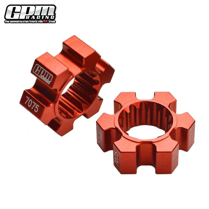 GPM Wheel Hex Hubs for Traxxas Funco 1/6 (Alu)