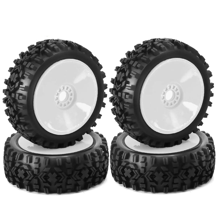 4PCS 118x43mm 1/8 Buggy Tires (Plastic, Rubber)
