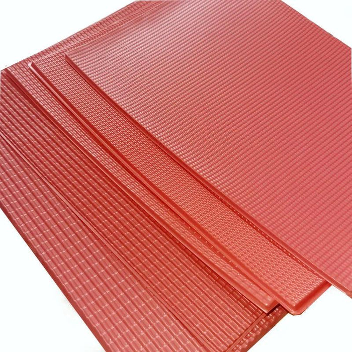 2PCS 19x29cm Artificial Roof Tile PVC Sheet