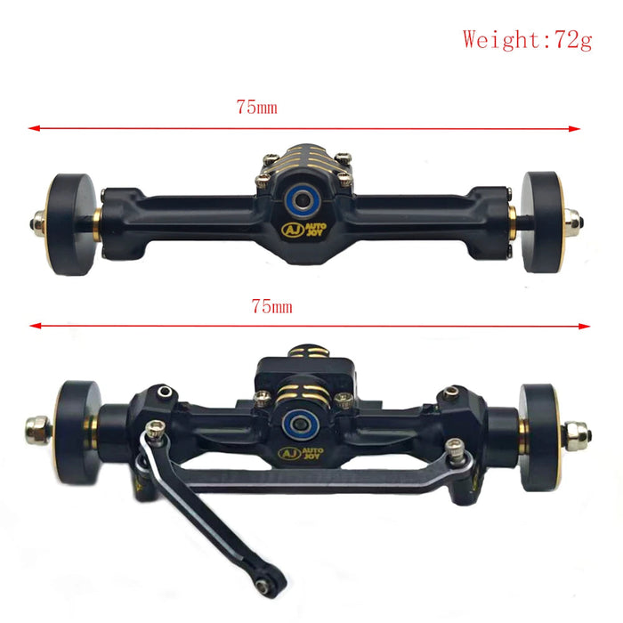 Front/Rear Axle Whole Set for Axial SCX30 1/30 (Messing)