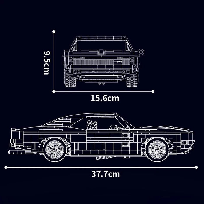 Mould King 10112 Charger Car Model (1869 Pieces)