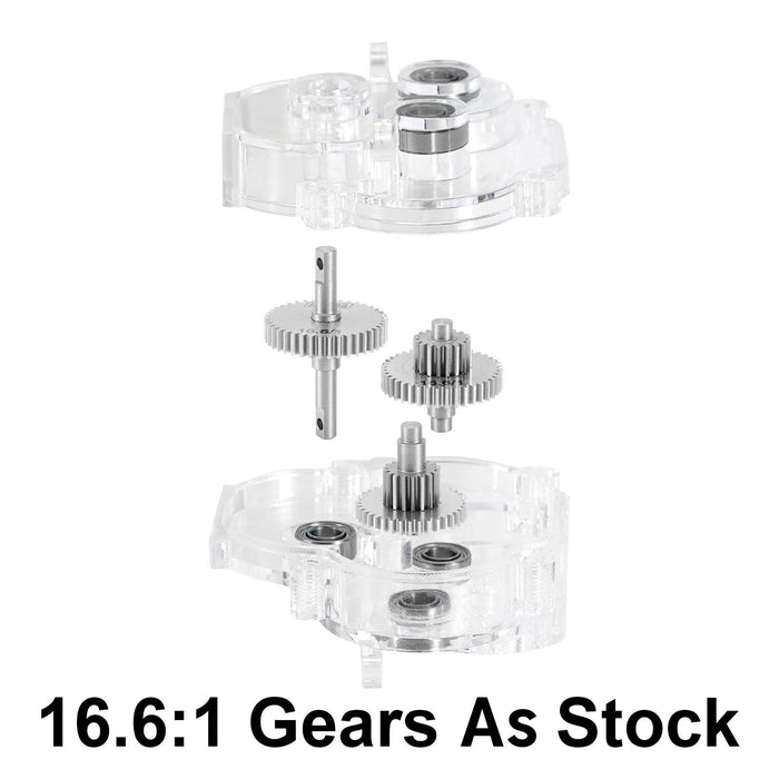 INJORA Komplettes Getriebe für Traxxas TRX4M 1/18 (Acryl)