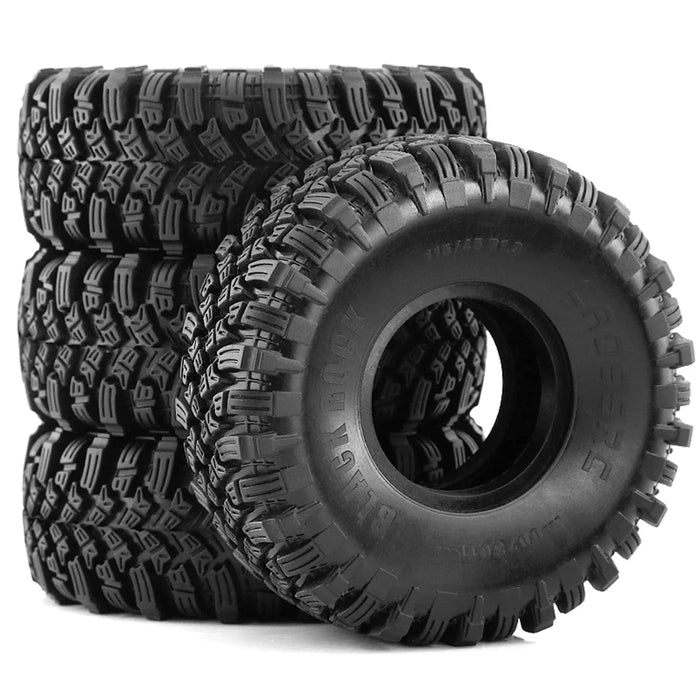 4PCS 1.9" 115x45mm 1/10 Crawler Tires (Rubber)