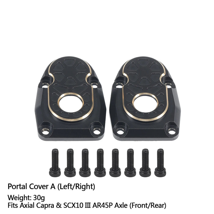 Portal Covers for Axial Capra SCX10 III AR45P 1/10