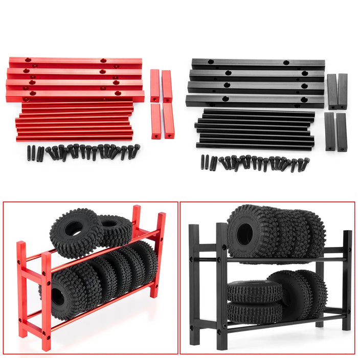 Reifenhalter für Räder 1/18 1/24 (Alu)