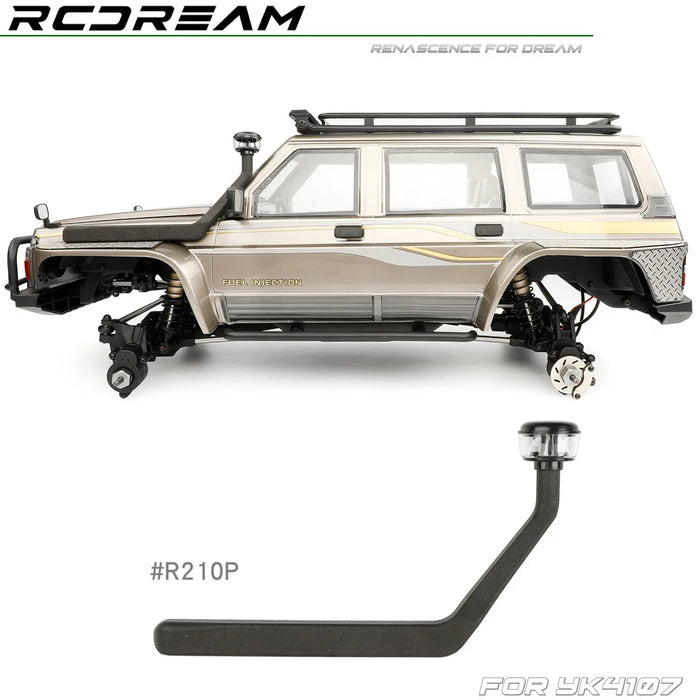 RCDream Snorkel w/ Sand Cup for Yikong YK4107 Patrol Y61 1/10