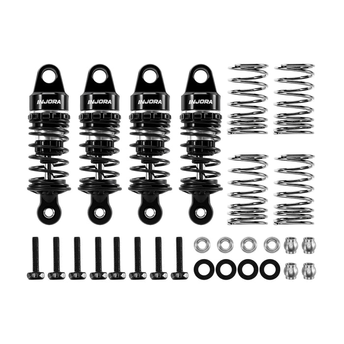 INJORA 45mm Oil Shocks w/ Progressive Rate Springs for Losi Nascar 1/12