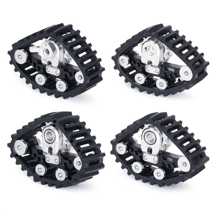 4PCS Snow Track Tires for Axial SCX24 1/24