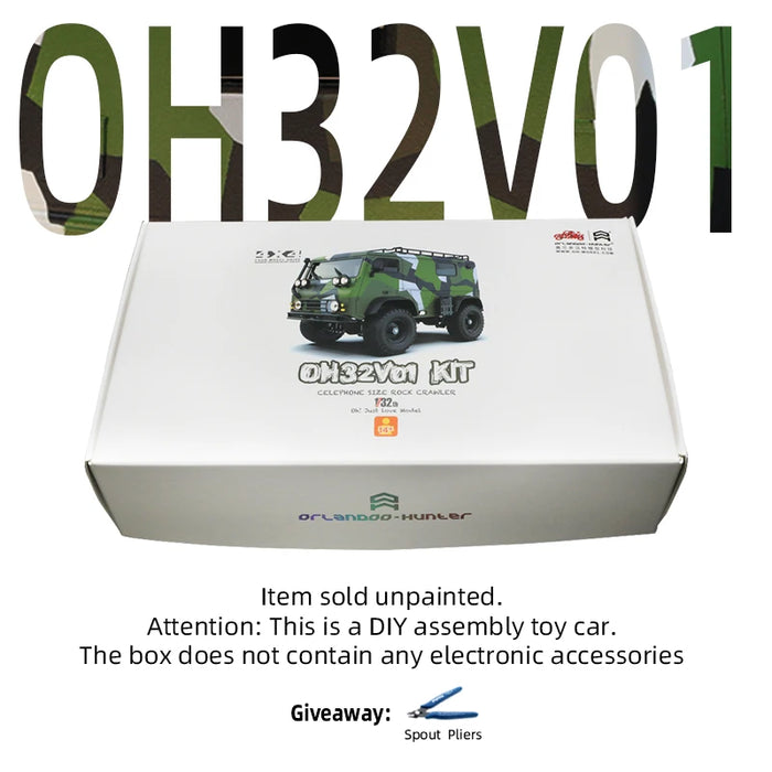 Orlandoo Hunter OH32V01 1/32 4x4 Off-Road Mini Van Crawler Kit
