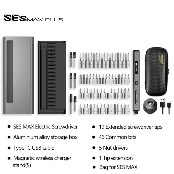 ARROWMAX SES Max Precision Electric Rechargeable Cordless Screwdriver Set