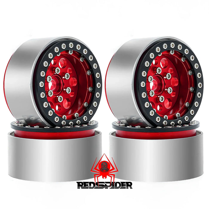 4PCS 1.9" 57x31mm 1/10 Crawler Beadlock Wheels (Metal)