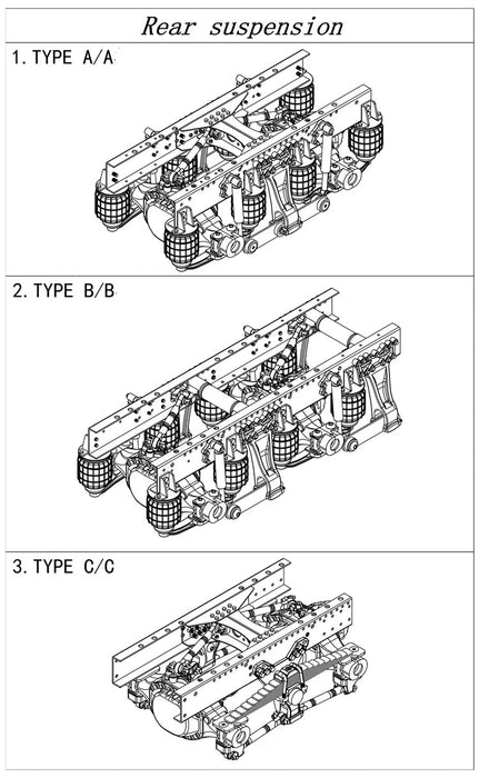 Scaleclub Man Tractor Upgrade 6x4 6x6 Chassis 1/14 (Metaal)