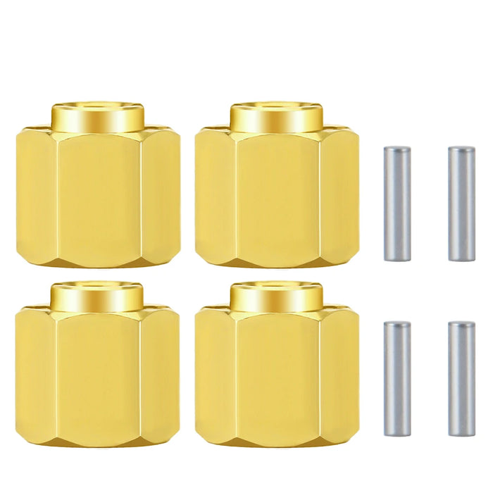 Extensions de moyeu hexagonal de roue 7mm 4/5/6/7/10mm pour Traxxas TRX-4M 1/18 (Messing)