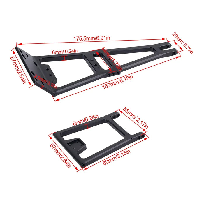 KIT de dépanneuse pour camion de sauvetage et de dépannage à l'échelle 1/10