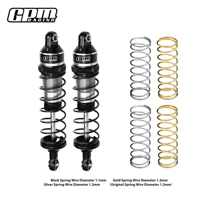 Amortisseur avant/arrière GPM 87mm pour TRAXXAS MINI MAXX 1/10 (AL)