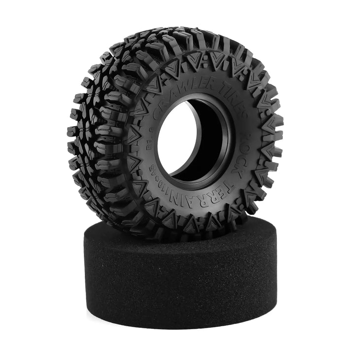 4PCS 1.9" 115x45mm 1/10 Crawler Tires (Rubber)
