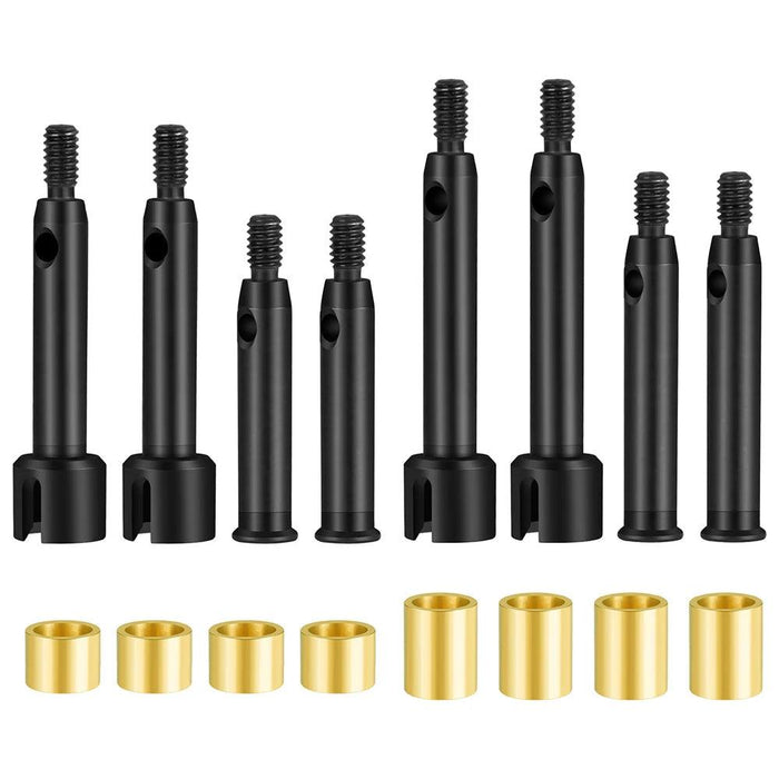 1Set Extended 3mm/5mm Front & Rear CVD for LOSI Micro-B 1/24 (Staal)