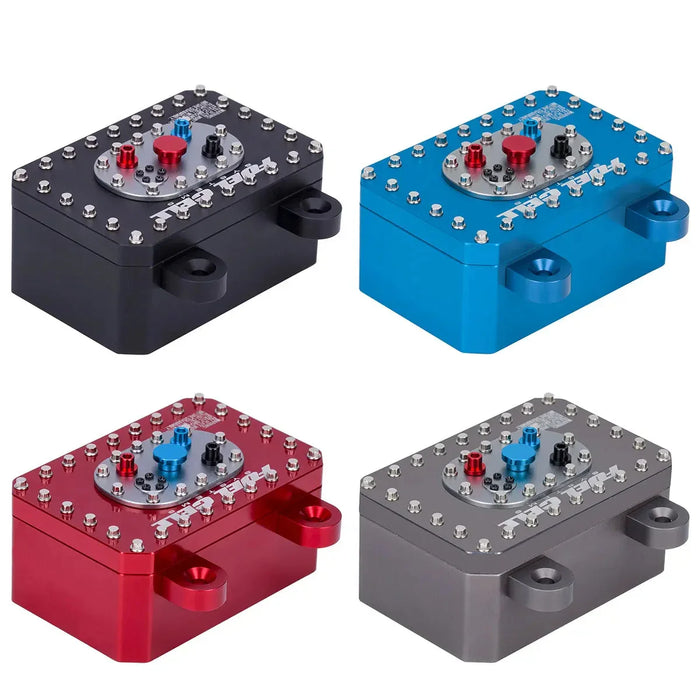 Receiver Box/Electric Box/Fuel Tank for Axial SCX10 PRO RR10 Capra 1/10 (Alu)