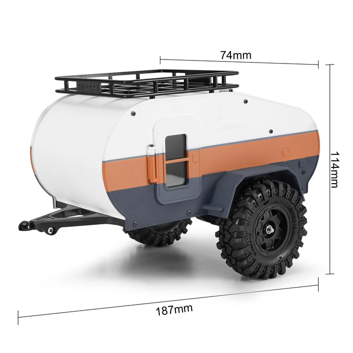 INJORA Teardrop Trailer w/ Hitch 1/24