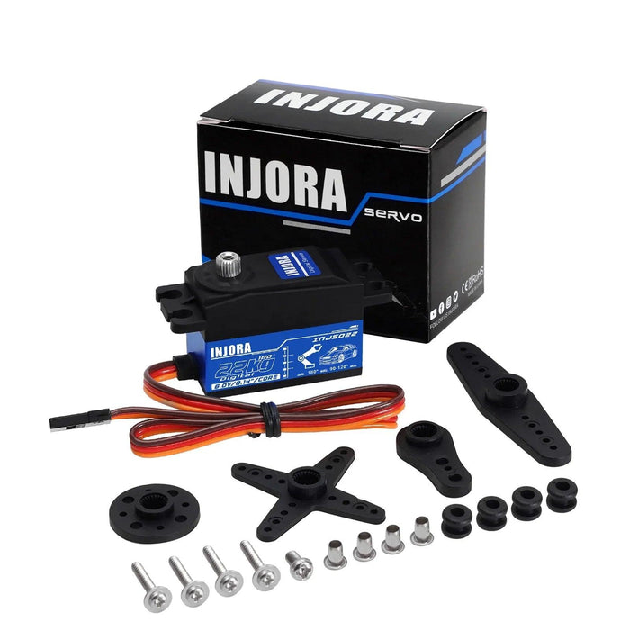 1-4PCS INJORA INJS022 Servo numérique profil bas 22KG