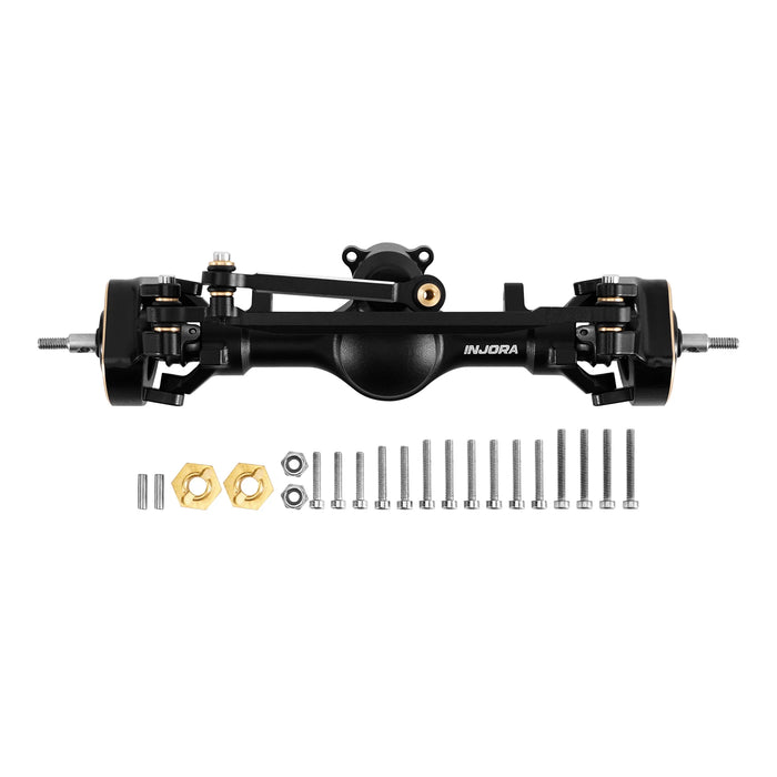 +4mm Planetenachsen mit Doppelgelenkwellen für Axial SCX24 1/24 (Alu, Messing)