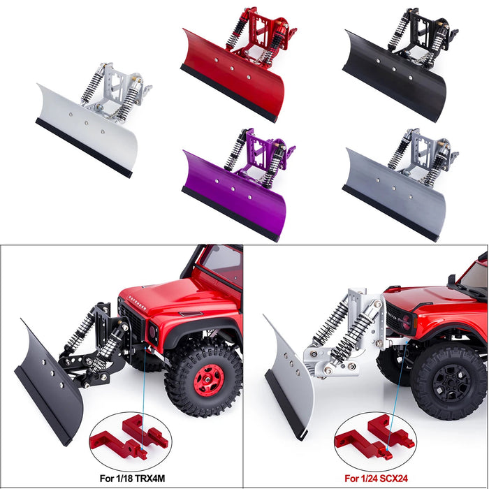 Adjustable Snow & Sand Shovel for TRX4M & SCX24 1/18 1/24 (Alu)