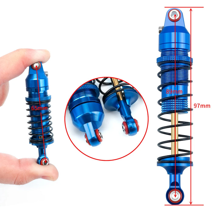 Shock Absorbers for Traxxas Mini Maxx 2S 1/16 (Alu)
