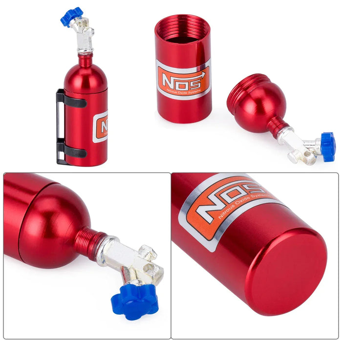 Simulation NOS Nitrogen Bottle Model 1/10 (Metaal)