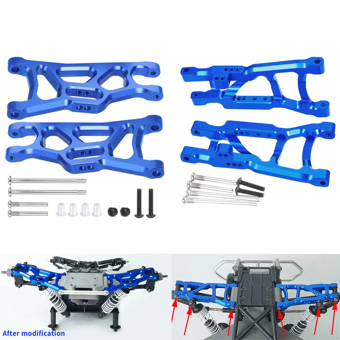 Bras oscillant inférieur avant/arrière pour Traxxas Slash 2wd 1/10 (Alu)