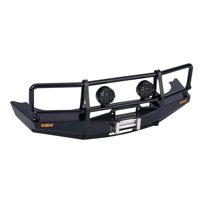 Tube Front Winch Bar Bumper for Axial SCX10 II, TRX4 LC80 Body 1/10 (Metaal)