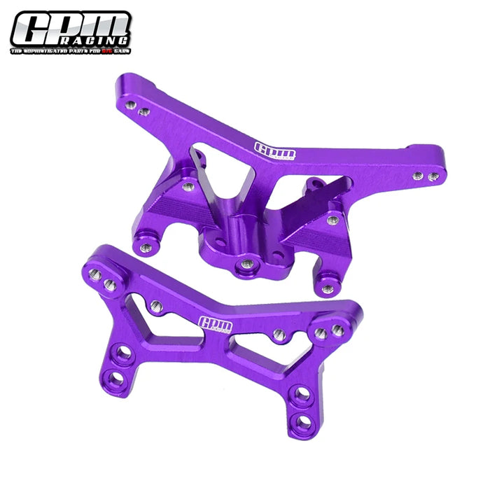GPM Front & Rear Shock Tower Set for LOSI Micro-B/T 1/24 1/28 (AL)