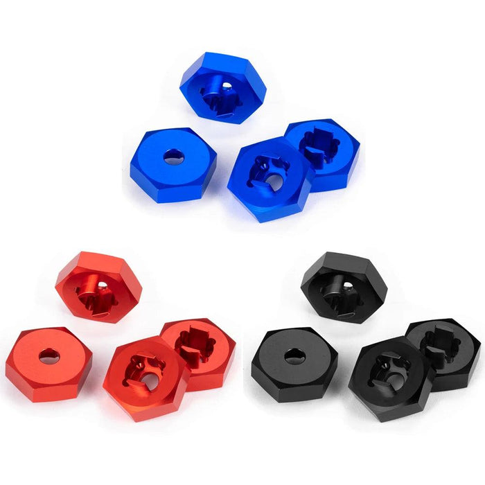 Wheel Hex Hub Adapters for Traxxas Latrax Teton 1/18 (Aluminium)