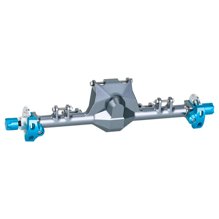 Straight Axle Set w/ Hydraulic Steering Link for Axial SCX24 1/24 (Alu)