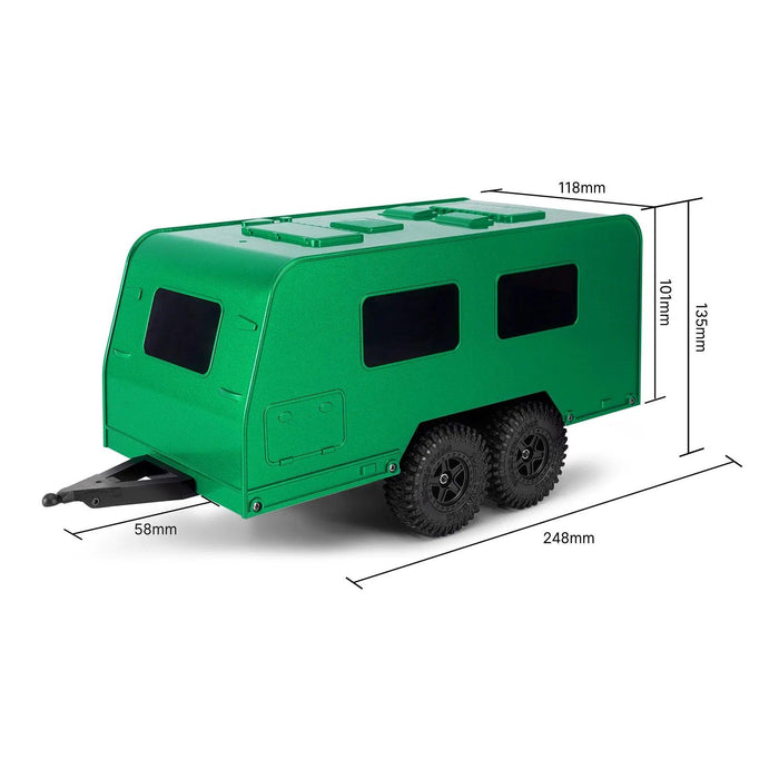 INJORA 1/18 Travel Camper Trailer w/ Hitch