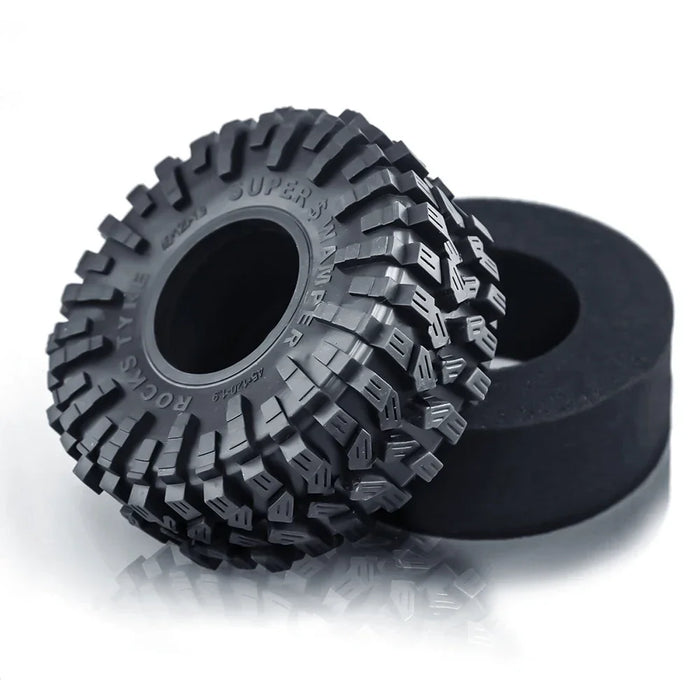 4PCS 1.9" 120x48mm 1/10 Crawler Tires (Rubber)