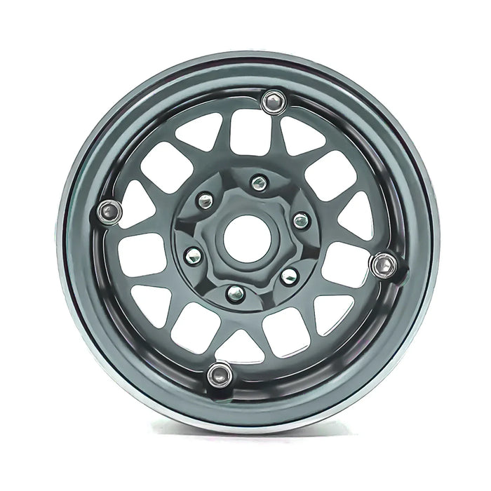 4PCS 1.9" 45x31mm 1/10 Crawler Beadlock Wheels Set (Metal)