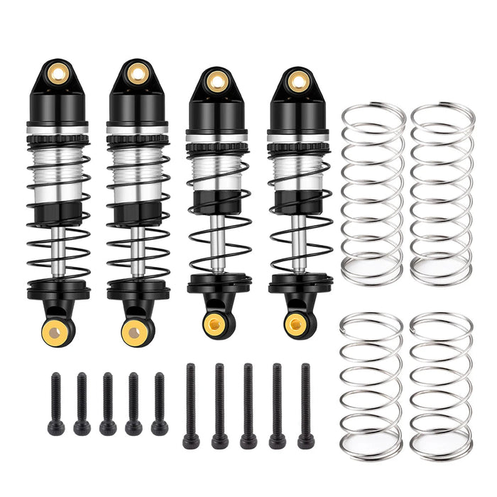 4PCS Front Rear Shock Absorbers for LOSI Micro-B 1/24 (Alu)