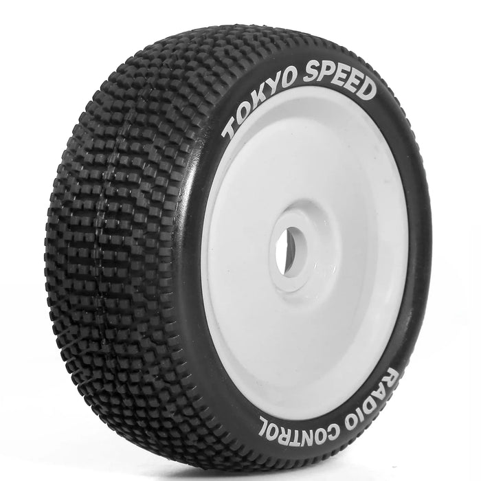 4PCS 110x45mm 1/8 Buggy Wheels Set (Plastic, Rubber)