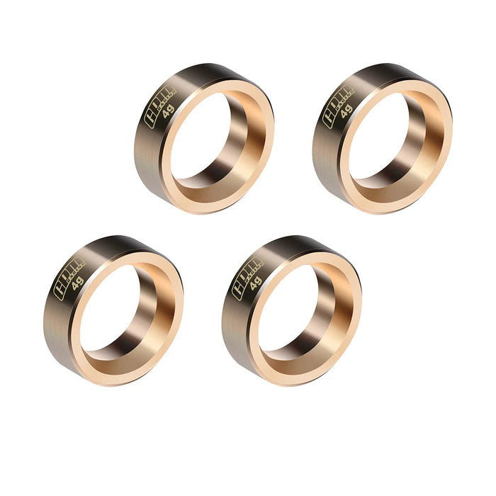 4PCS Wheel Weights for Axial SCX30 1/30 (Messing)