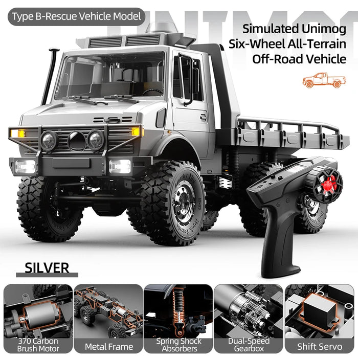JJRC C8823 Staunch Unimog 6WD Truck 1/18 PNP