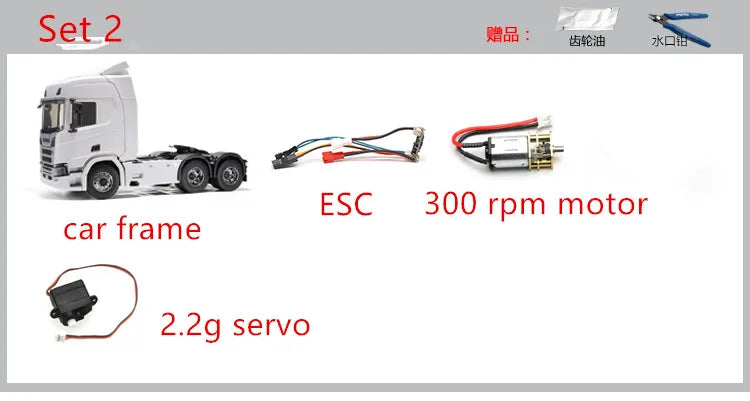 Orlandoo Hunter SCANIA R650 OH32T01 1/32 Traktor-LKW-KIT