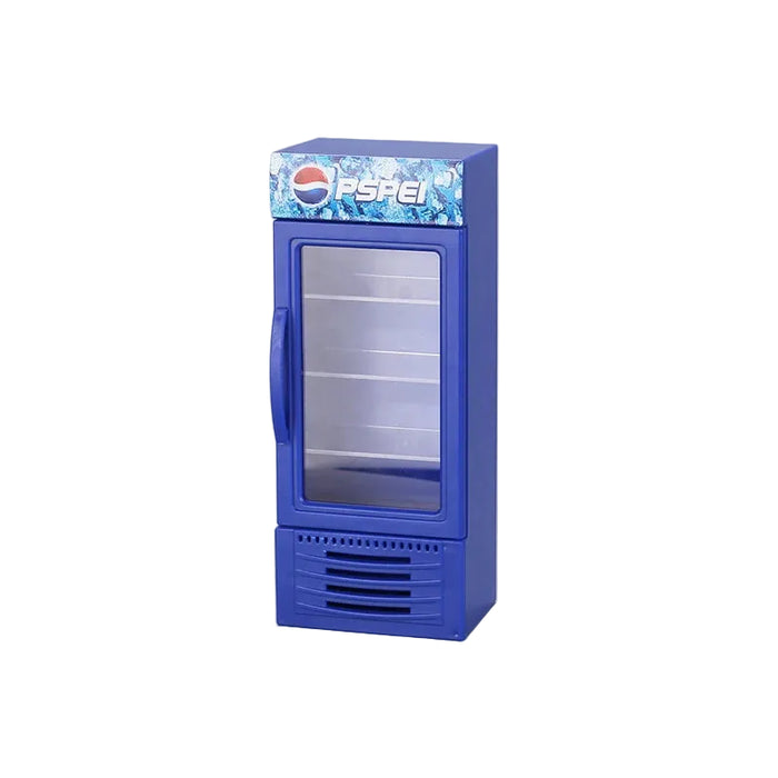 Mini Simulation Cola Refrigerator Model Decoration 1/10