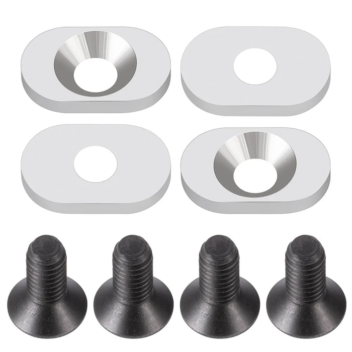 4PCS Renfort de siège moteur fixe 13-52T pour Traxxas Sledge 1/8 (Alu)