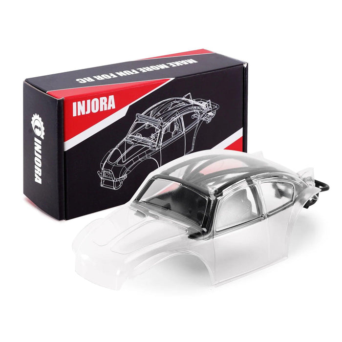 INJORA BUG24 Karosserie mit Überrollkäfig für Axial SCX24 C10 JLU Bronco 1/24