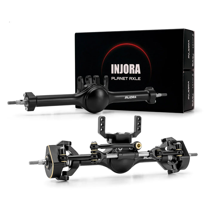 INJORA +7mm Planet Axles w/ Double Joint Shafts & Hydraulic Steering for Traxxas TRX4M 1/18