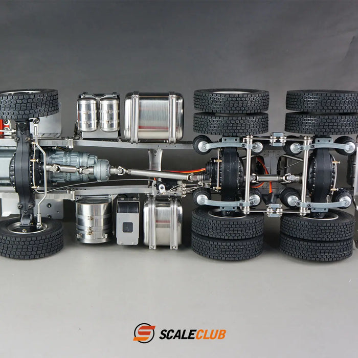 Scaleclub Scania R620 730 Upgrade 6x6 6x4 Chassis for Tractor Truck 1/14 (Metaal)