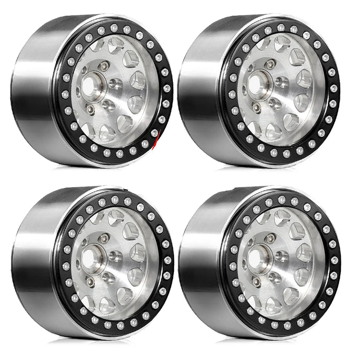 4PCS 1.9" 56x23mm 1/10 Crawler Wheels Set (Metaal)