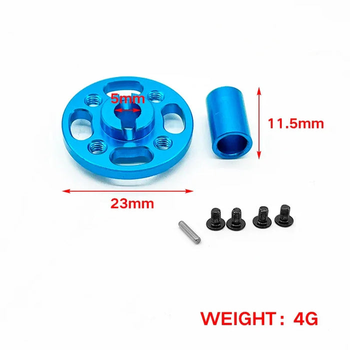 Ensemble d'engrenages droits en métal 63T-71T pour Tamiya TT02