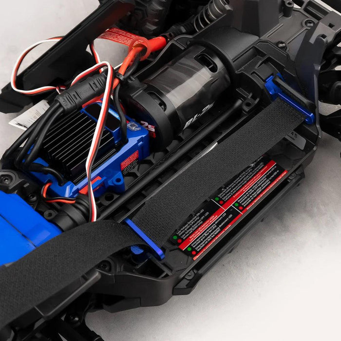 1Set Battery Fixing Mount w/ Strap for Traxxas Mini Maxx 2S 1/16 (Aluminium + nylon)